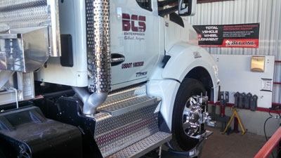 Truck alignment Mesa AZ by Straight Line Suspension Truck alignment Mesa AZ